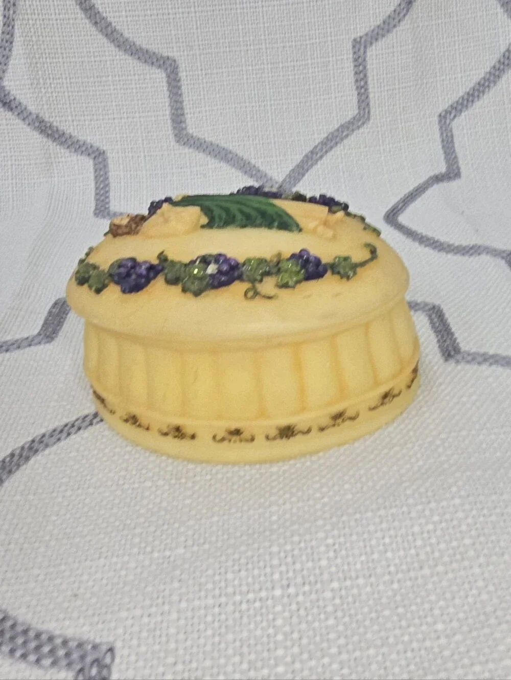 St. Jude Resin Trinket Box 2002 Jewelry Box Beman Desing Concepts 3¼